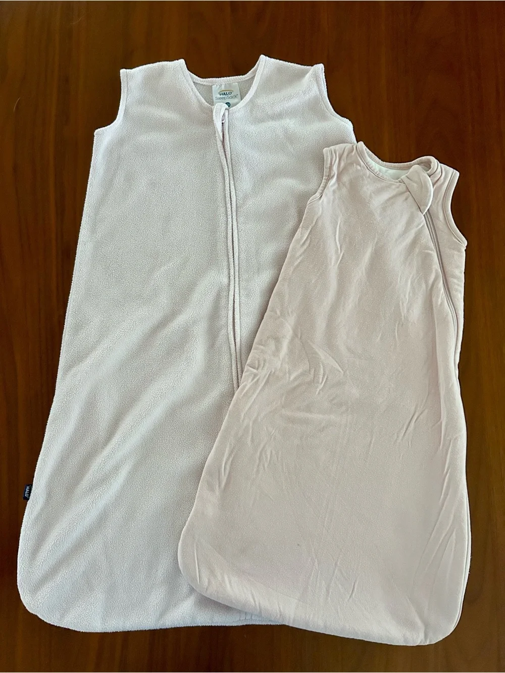Kyte Baby & Halo Pink Sleepsack Bundle Bamboo Fleece